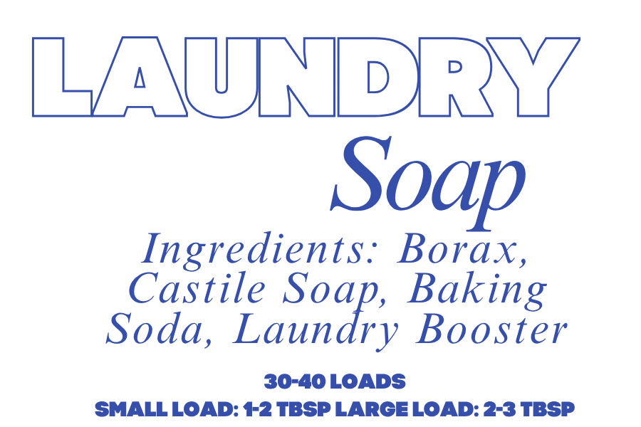 Non-Toxic Laundry Detergent